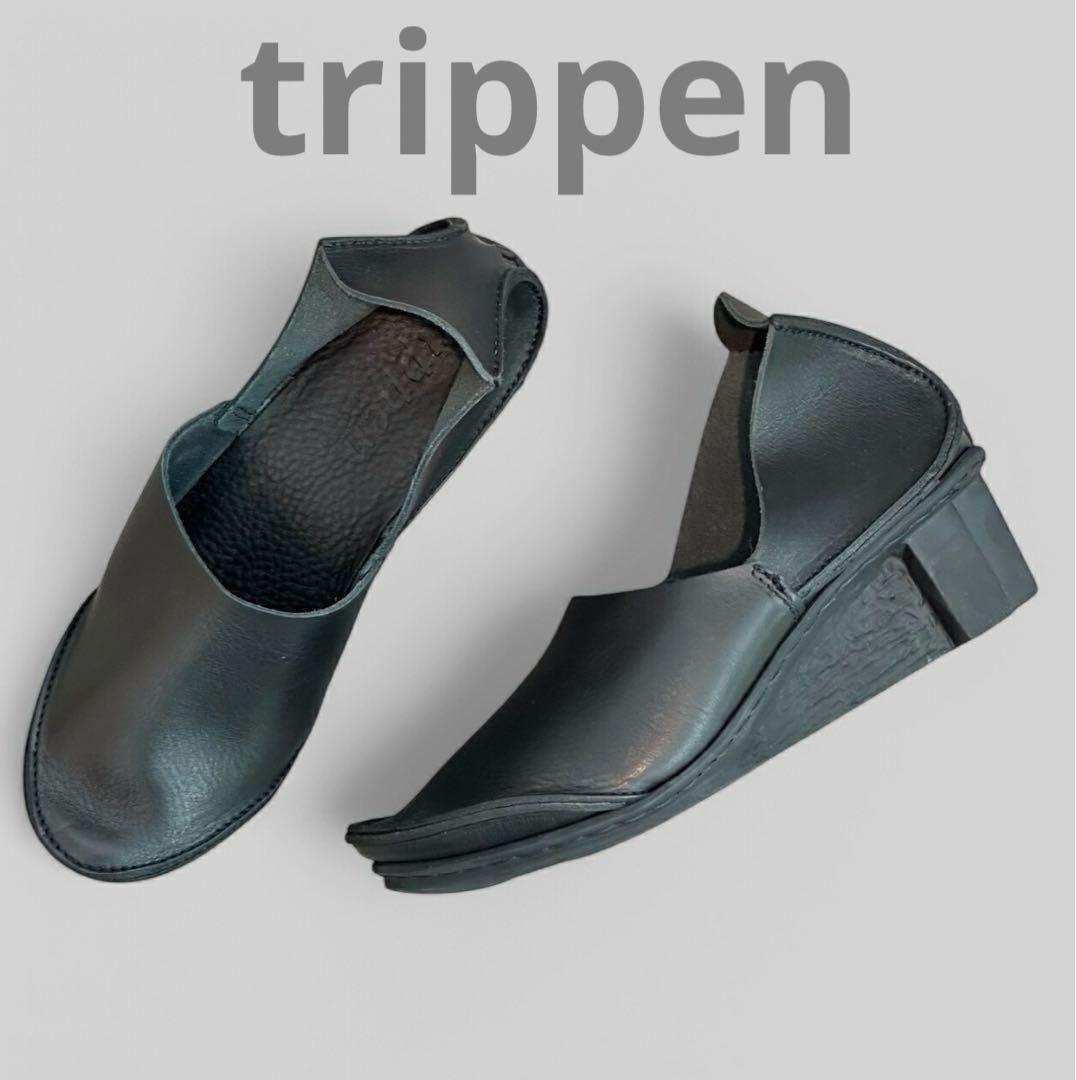 trippen OPUS-WAWオプスパンプス　x+os ウエッジソール レザー
