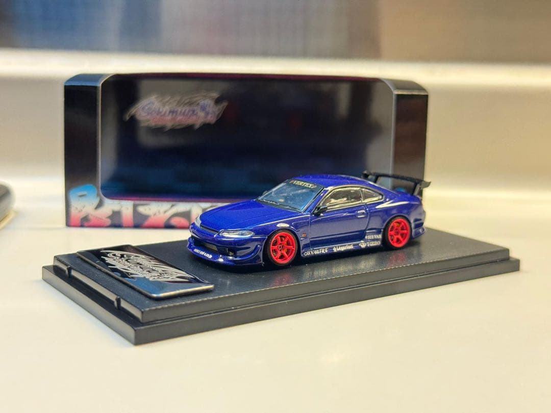 1/64 Vertex 風 Nissan Silvia S15 関村 改 完成品