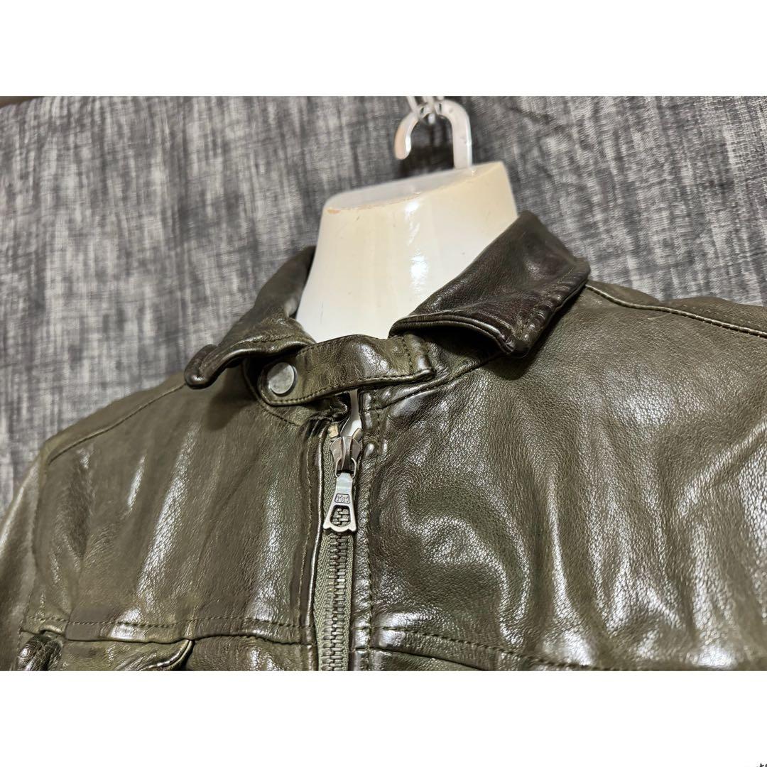 FAKTOR ハイエンドレザーブランド レザージャケット SANTACROCE - メルカリ