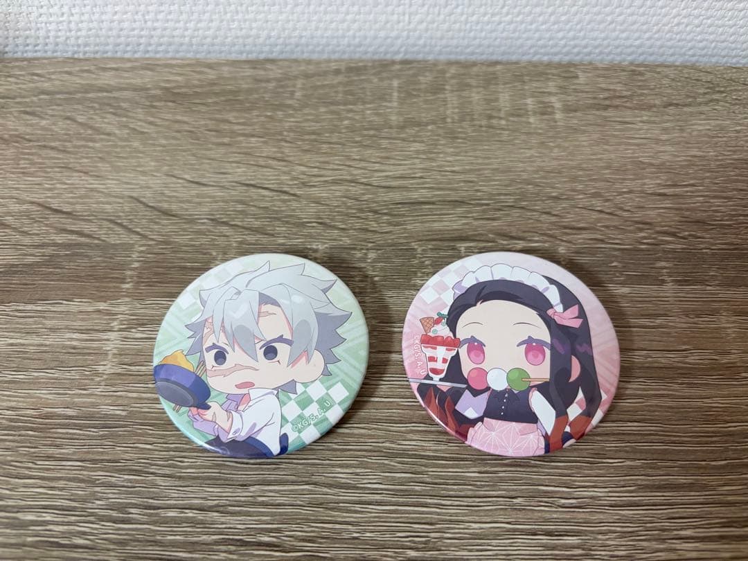 鬼滅の刃 不死川実弥 禰豆子 缶バッジ2個セット - メルカリ