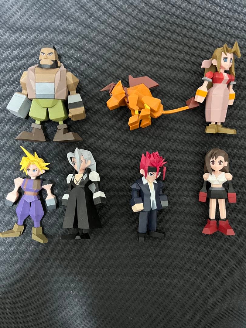 FF7 一番くじG賞 ミニフィギュア 7個セット セミコンプリート - メルカリ