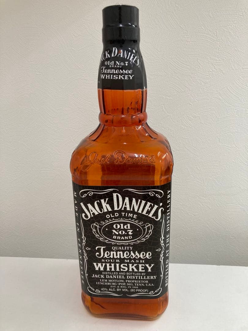 【特大ディスプレイ✨】 ジャックダニエル　ガラス製　非売品　激レア　高さ48㎝