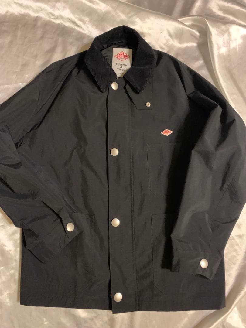 瀬文。美品　ダントン ジャケット　ブラック 楽天市場】◇[DT-A0532TET]DANTON(ダントン) STAND COLLAR JACKET
