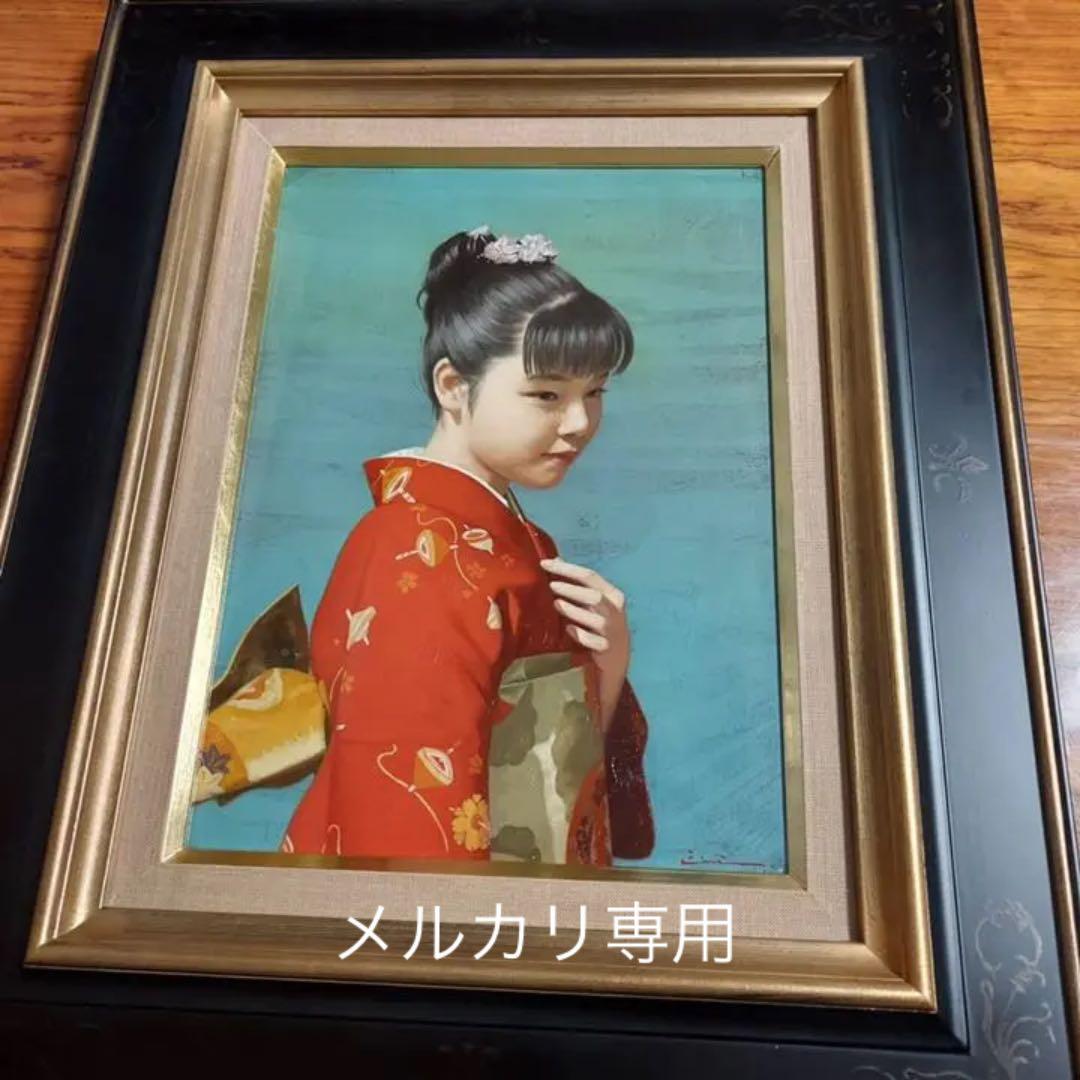 清水悦男　絵画　春風の行方　原作　油絵 清水悦男 の 油絵 の買取・査定相場と最新の買取価格を公開