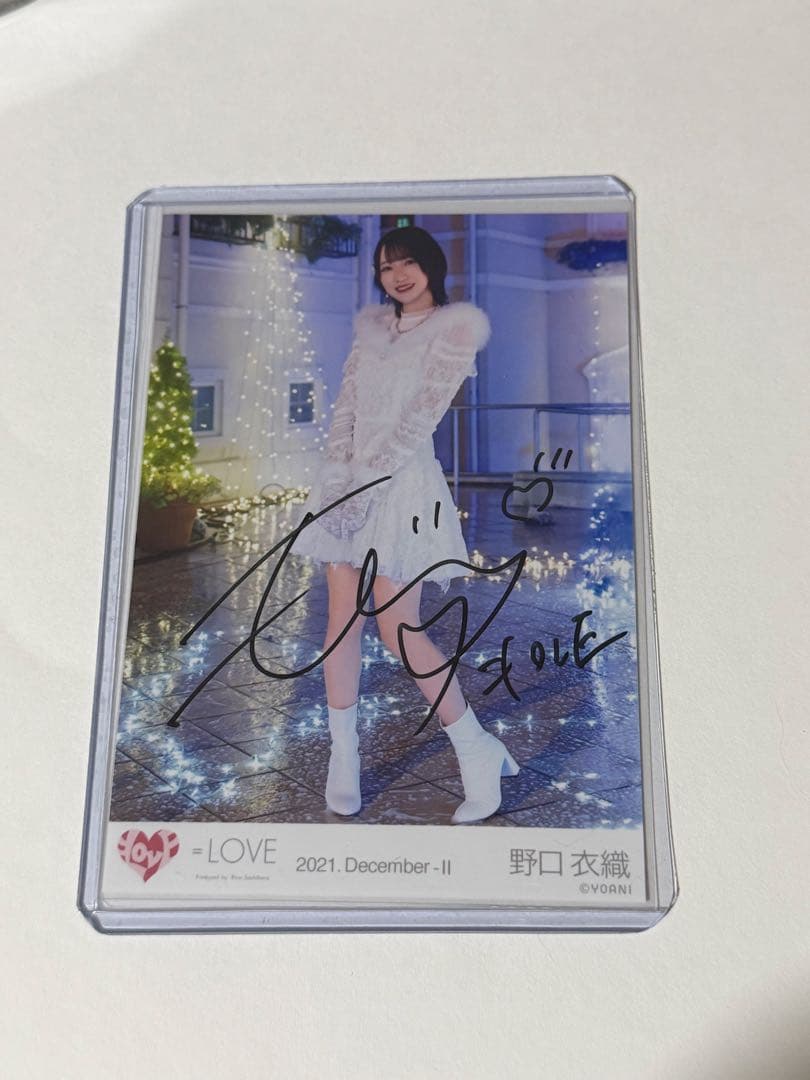 t*a様 イコラブ 野口衣織 生写真 直筆 The 5th ザゴス C99937963