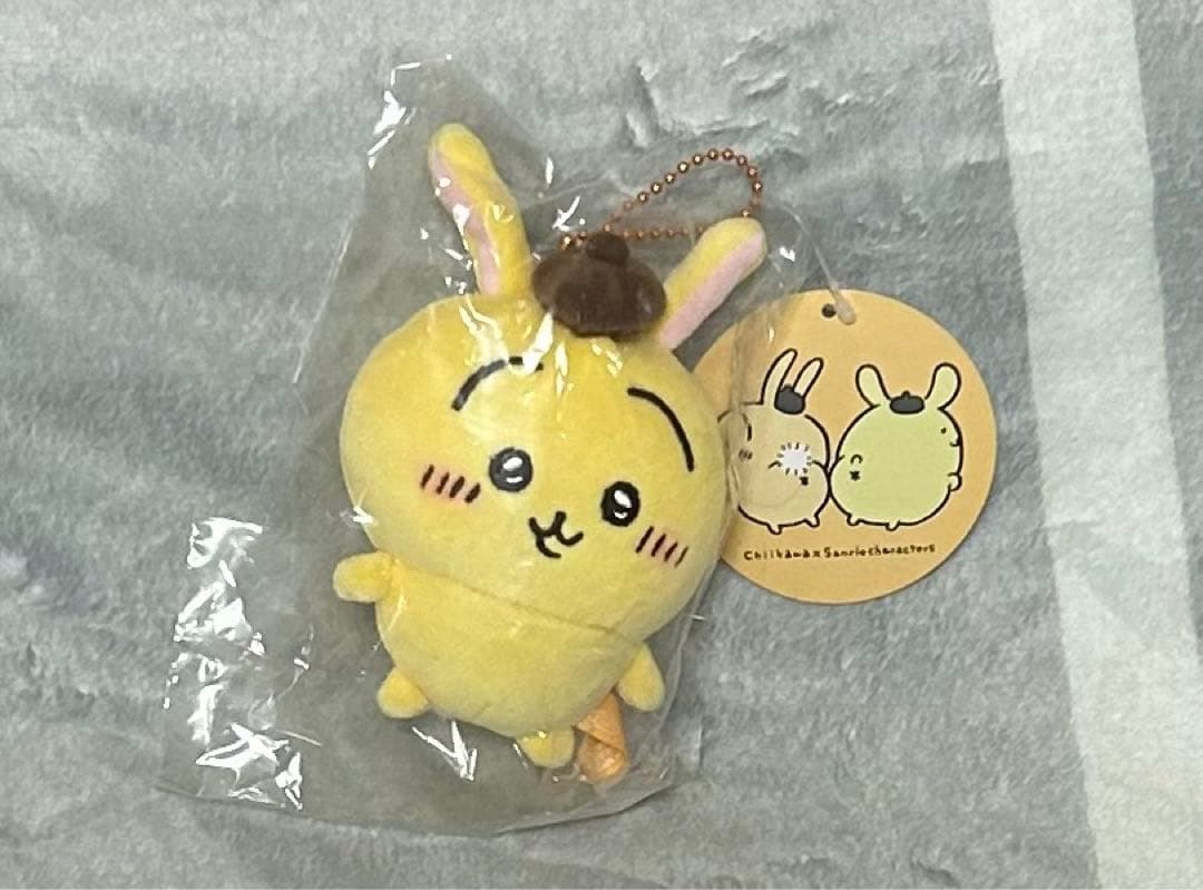 ちいかわ×サンリオキャラクターズ ぷちミニマスコット ポムポムプリンうさぎコラボ ちいかわ×サンリオキャラクターズ ぷちミニマスコット（うさぎ