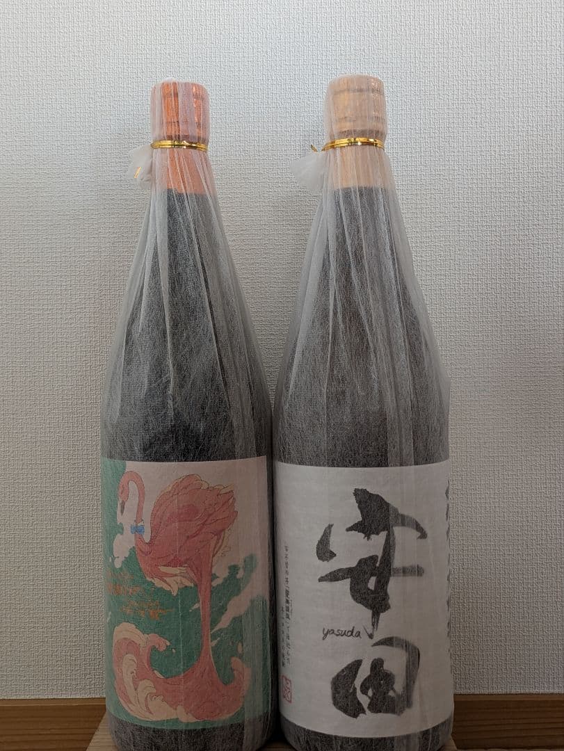 フラミンゴオレンジ 安田 　プレミア焼酎1800ml 2本セット フラミンゴオレンジ 女王蜂セット 芋焼酎 安田杜氏の逸品 フレーバー系