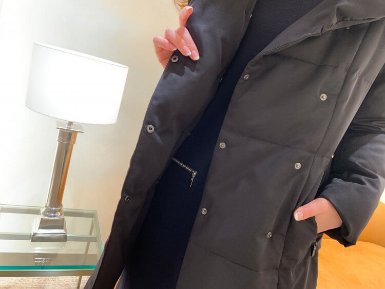 SALE先行紹介/ショールカラーロングダウンコート＜ブラック＞ | m-i-d